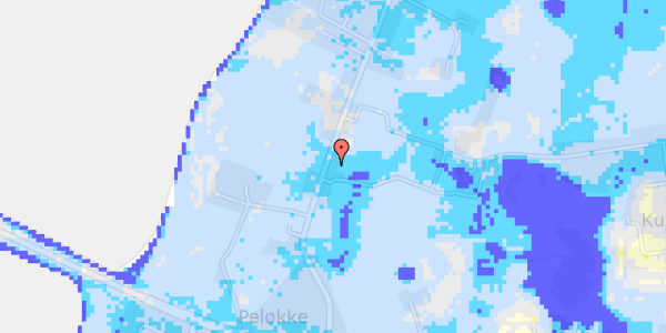 Ekstrem regn på Peløkkevej 24