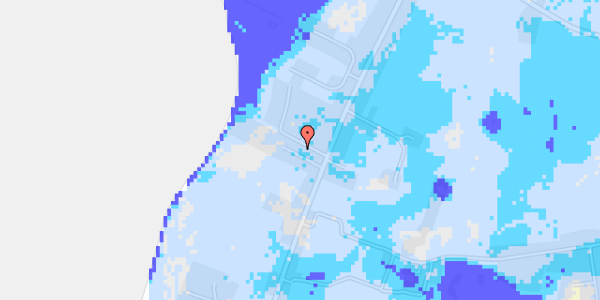 Ekstrem regn på Peløkkevej 33D