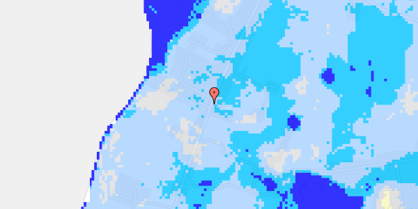 Ekstrem regn på Peløkkevej 39