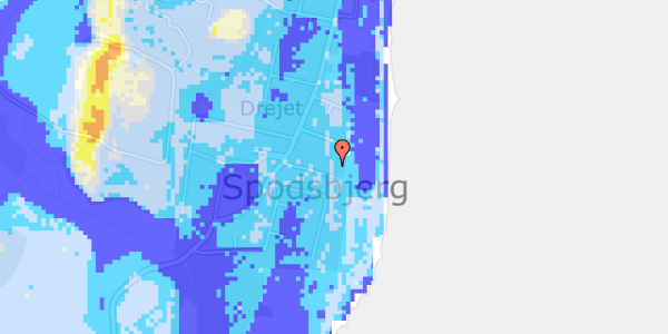 Ekstrem regn på Pilevænget 7