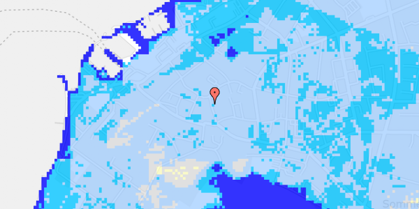 Ekstrem regn på Sidsel Bagers Gade 13A, 2. 