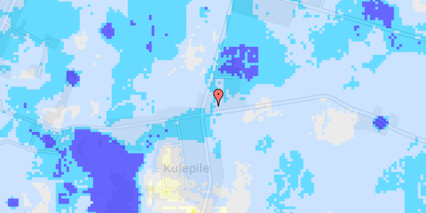 Ekstrem regn på Simmerbølle Kirkevej 3