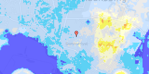 Ekstrem regn på Skovbakken 14