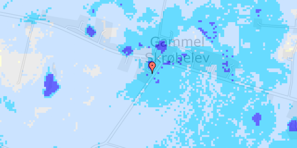 Ekstrem regn på Skrøbelev Hedevej 2