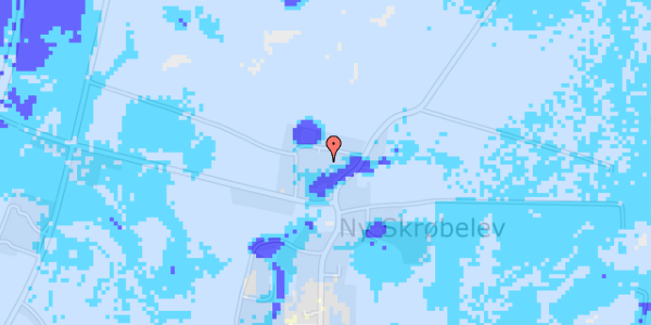 Ekstrem regn på Skrøbelev Hedevej 4A