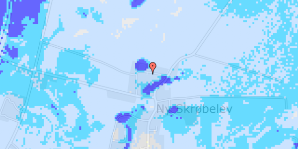 Ekstrem regn på Skrøbelev Hedevej 4B