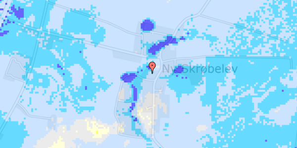 Ekstrem regn på Skrøbelev Hedevej 8