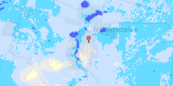 Ekstrem regn på Skrøbelev Hedevej 10