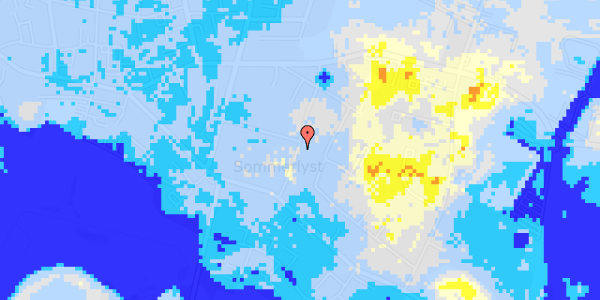 Ekstrem regn på Sommerlyst 18