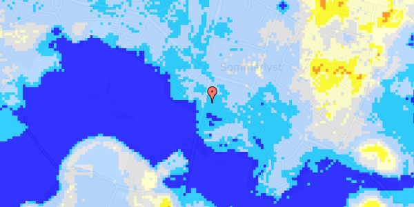 Ekstrem regn på Spangevej 13