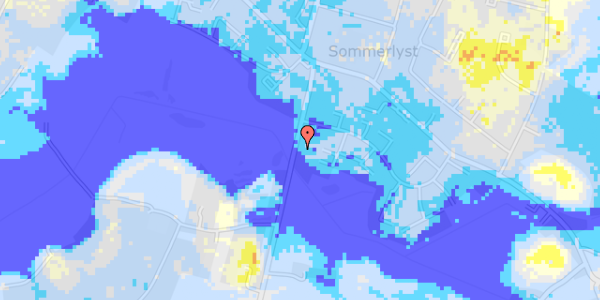 Ekstrem regn på Spangevej 25