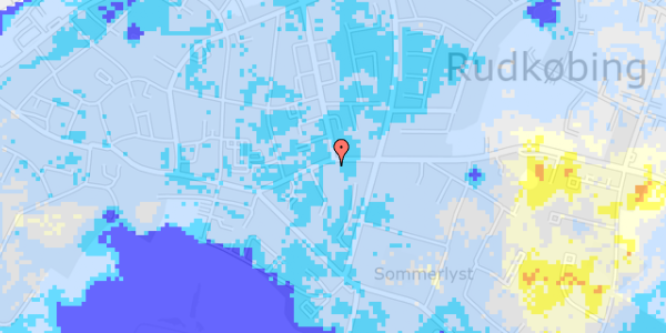 Ekstrem regn på Spodsbjergvej 30