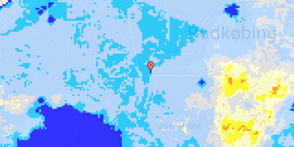 Ekstrem regn på Spodsbjergvej 31