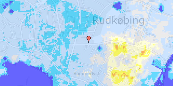 Ekstrem regn på Spodsbjergvej 63