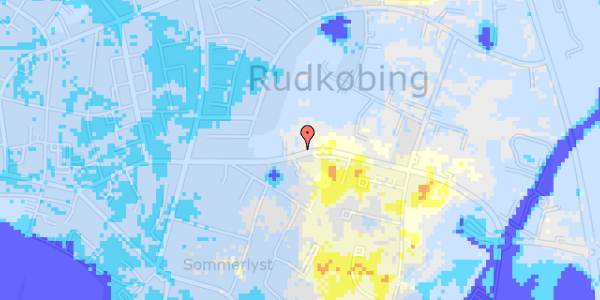 Ekstrem regn på Spodsbjergvej 91