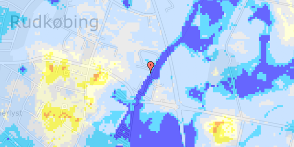 Ekstrem regn på Spodsbjergvej 147B