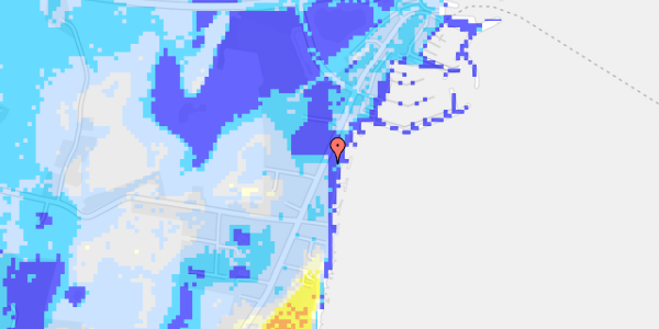 Ekstrem regn på Spodsbjergvej 226