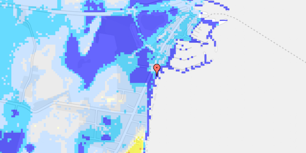 Ekstrem regn på Spodsbjergvej 232