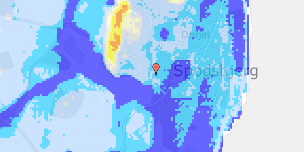 Ekstrem regn på Sølyst 32