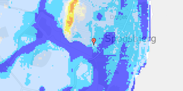 Ekstrem regn på Sølyst 34