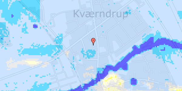 Ekstrem regn på Bryggerivej 7A