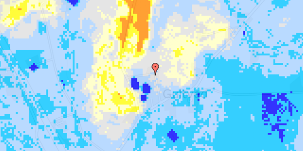 Ekstrem regn på Gultvedgyden 6