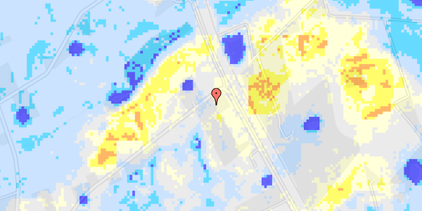 Ekstrem regn på Hedevej 2