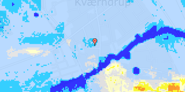 Ekstrem regn på Kalkbrænderivej 12