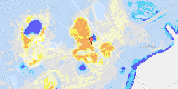 Ekstrem regn på A P Møllers Vej 9, st. 8