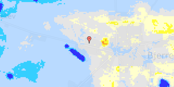 Ekstrem regn på Bjerrebyvej 53