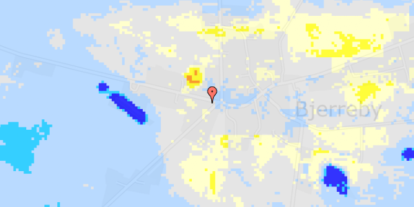 Ekstrem regn på Bjerrebyvej 68