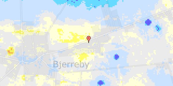 Ekstrem regn på Bjerrebyvej 108