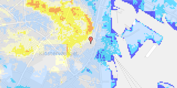 Ekstrem regn på Brogade 44, 3. 