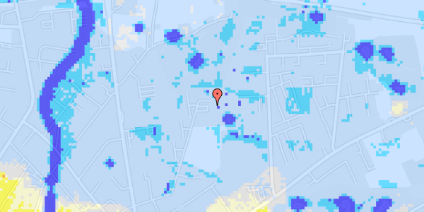 Ekstrem regn på Byparken 42, 1. th