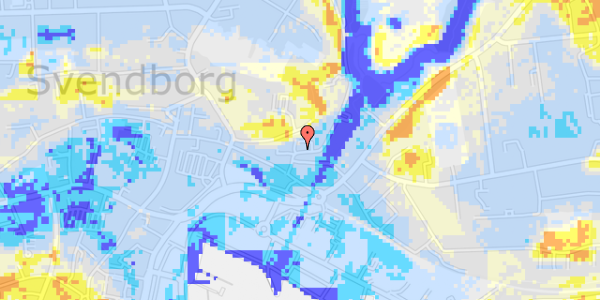 Ekstrem regn på Caroline Amalie Vej 11A, 1. 8