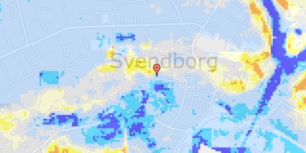 Ekstrem regn på Dronningholmsvej 53, 1. 