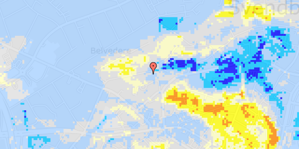 Ekstrem regn på Enghavevej 34