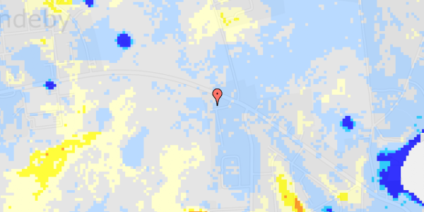 Ekstrem regn på Frederik Juels Vej 6