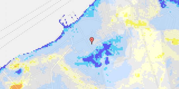 Ekstrem regn på Færgegårdsvej 29