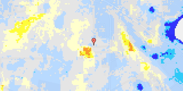 Ekstrem regn på Gammel Nybyvej 24