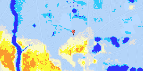 Ekstrem regn på Heimdalsvej 8