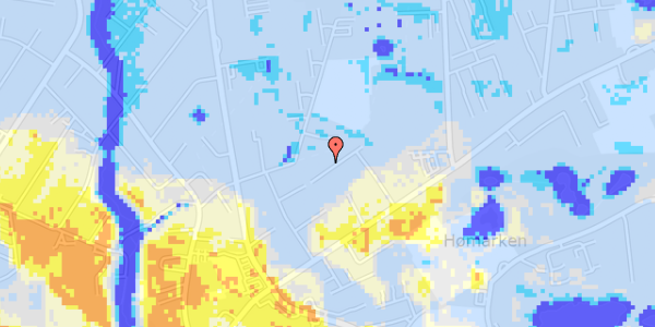 Ekstrem regn på Heimdalsvej 20