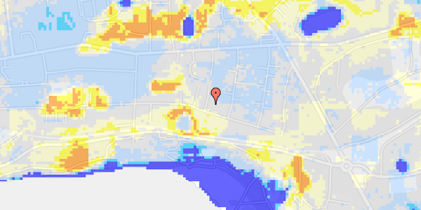 Ekstrem regn på Klampenborgvej 31