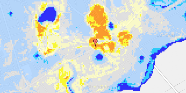 Ekstrem regn på Kogtvedvej 2