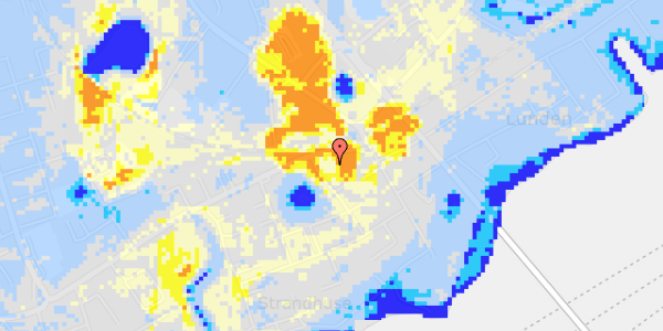 Ekstrem regn på Kogtvedvej 7C