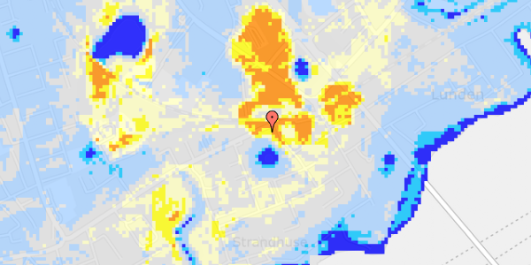 Ekstrem regn på Kogtvedvej 11