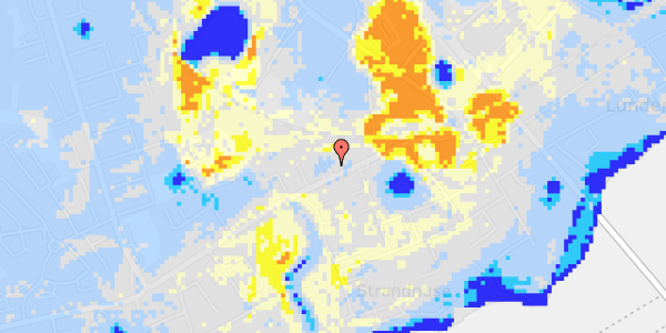 Ekstrem regn på Kogtvedvej 16