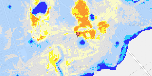 Ekstrem regn på Kogtvedvej 17