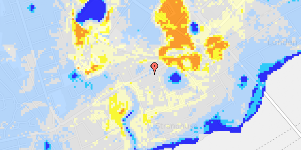 Ekstrem regn på Kogtvedvej 23