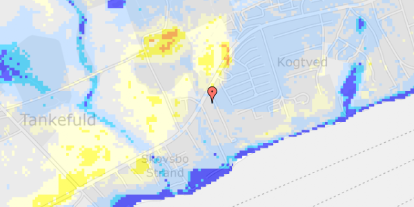 Ekstrem regn på Kogtvedvej 159